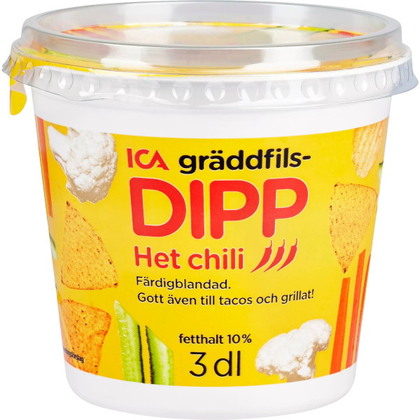 ICA Gräddfilsdipp Het Chili