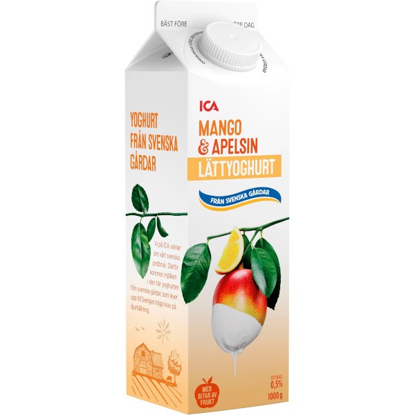 ICA Lättyoghurt Mango & Apelsin