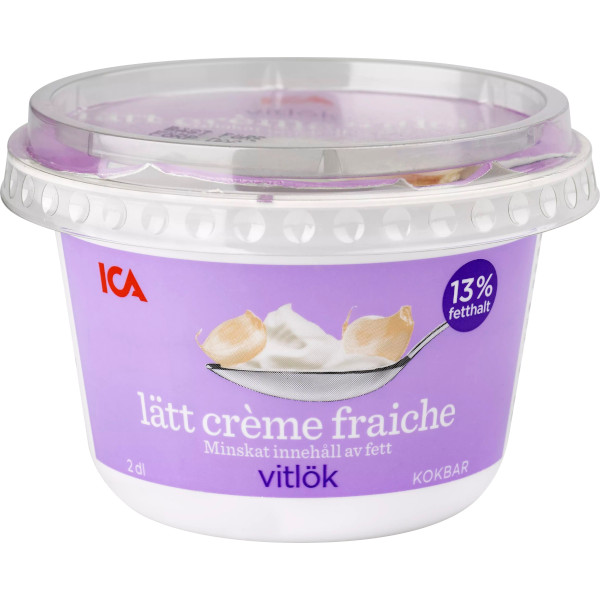 ICA Crème Fraiche Lätt Vitlök
