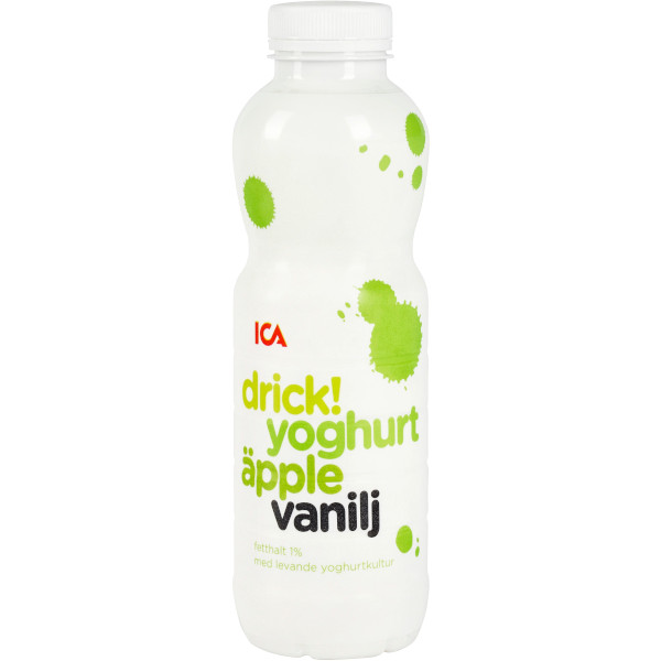 ICA Drickyoghurt Äpple/Vanilj
