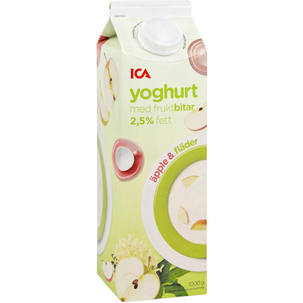 ICA Yoghurt Äpple & Fläder