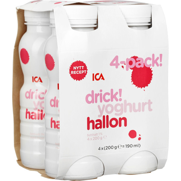 ICA Drickyoghurt Hallon