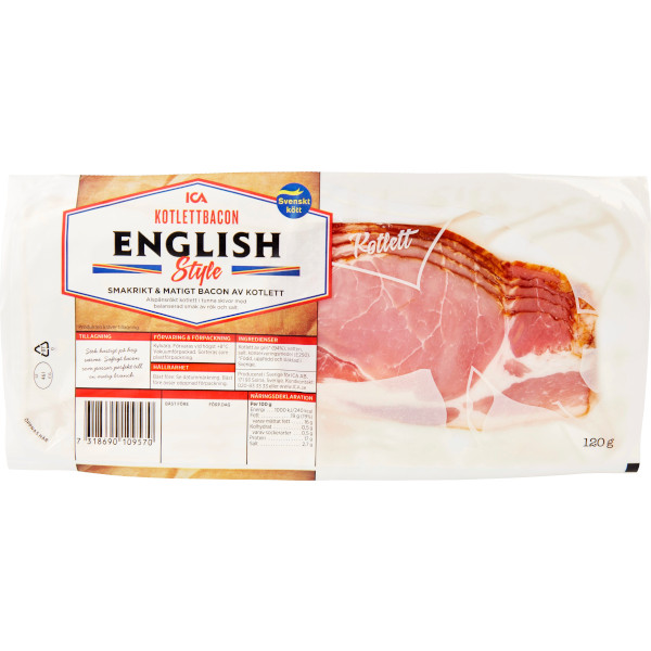 ICA Kotlettbacon English Style