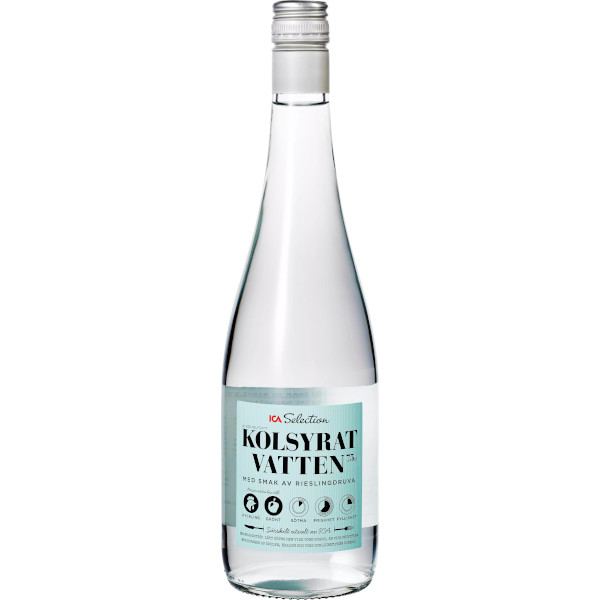 ICA Selection Vatten Kolsyrat Rieslingdruva