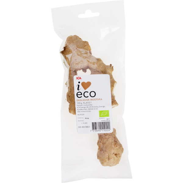 ICA I Love Eco Ingefära Ekologisk