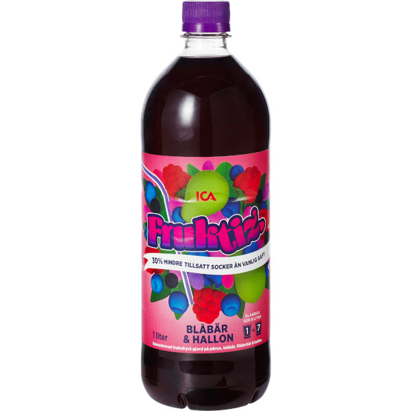 ICA Fruktiz Blåbär & Hallon
