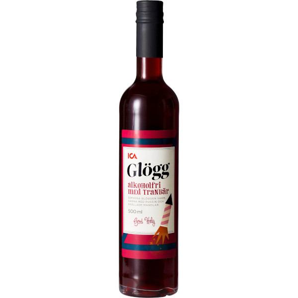 ICA Glögg Tranbär Alkoholfri