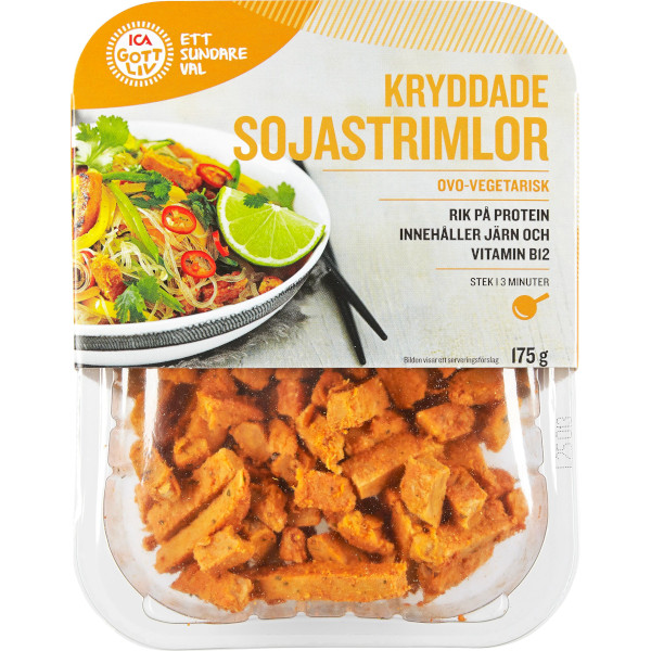 ICA Gott Liv Sojastrimlor Kryddade
