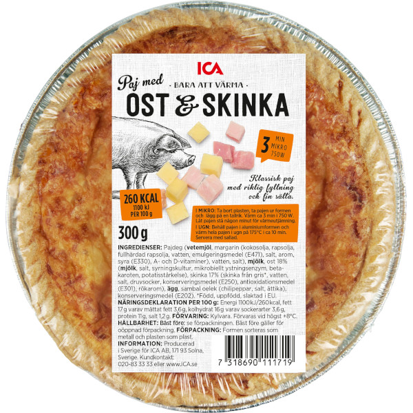 ICA Paj Ost & Skinka