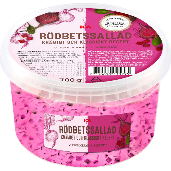 ICA Rödbetssallad