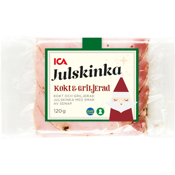 ICA Julskinka Kokt & Griljerad Skivor
