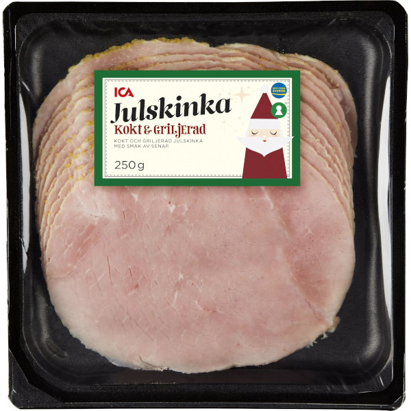 ICA Julskinka Kokt & Griljerad Skivor
