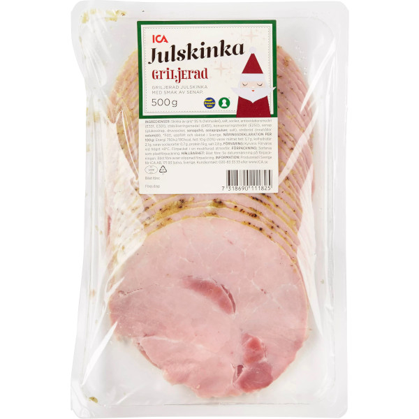 ICA Julskinka Griljerad Skivor