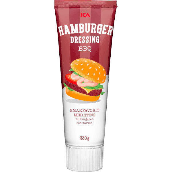 ICA Hamburgerdressing BBQ