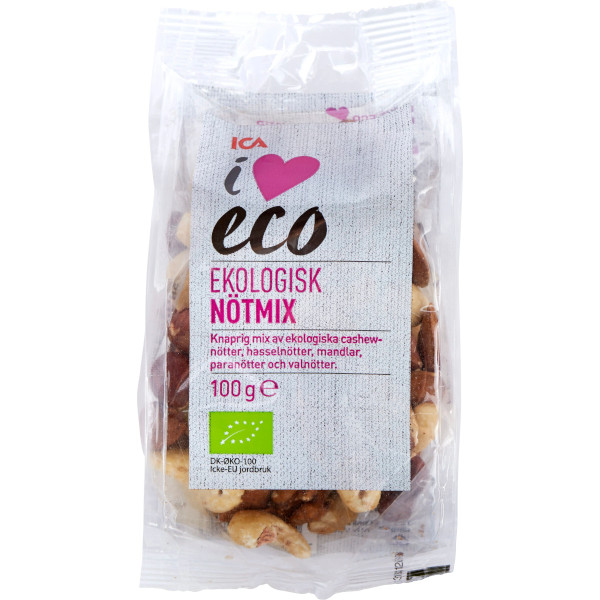 ICA I Love Eco Nötmix Ekologisk