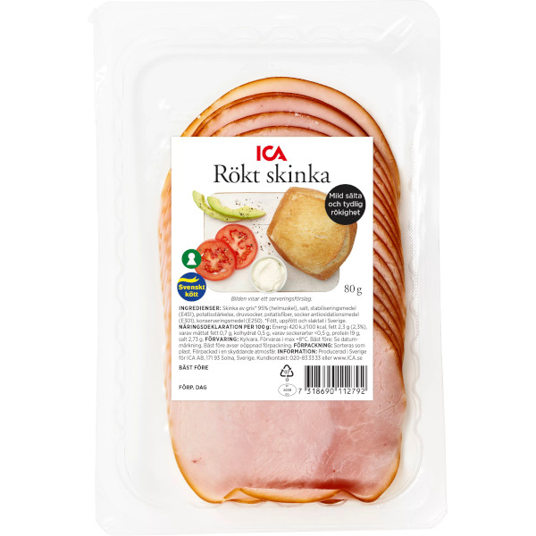 ICA Skinka Rökt