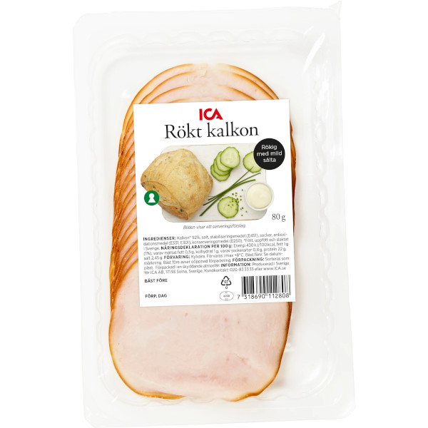 ICA Kalkon Rökt