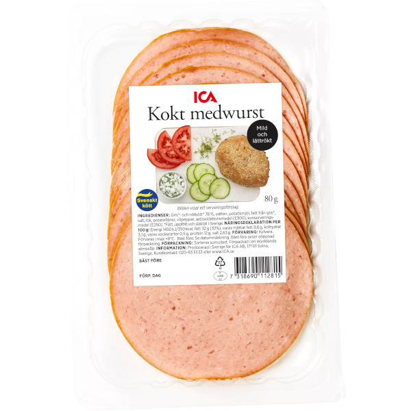 ICA Medwurst Kokt