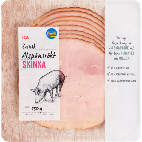 ICA Skinka Alspånsrökt