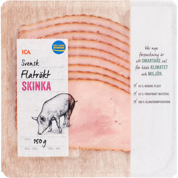 ICA Skinka Flatrökt