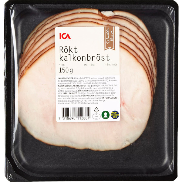 ICA Kalkonbröst Rökt
