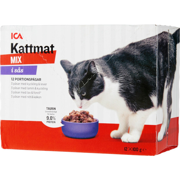 ICA Kattmat Bitar I Sås Mix