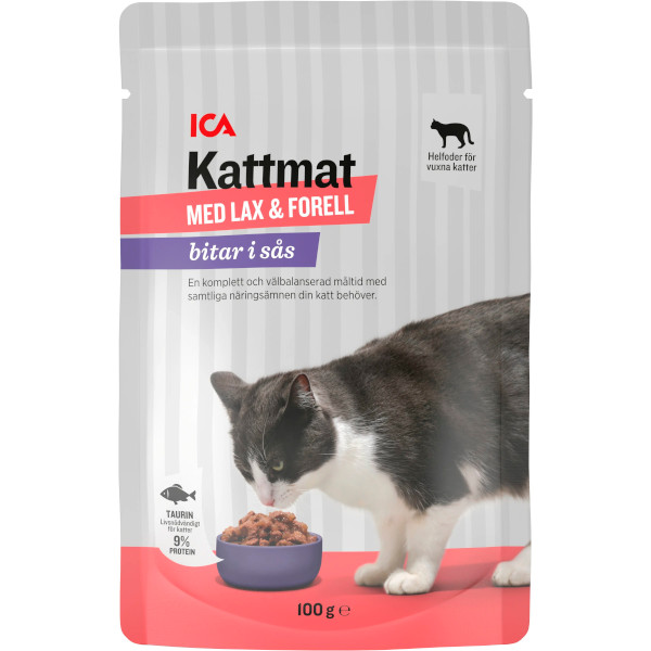 ICA Kattmat Bitar I Sås Lax & Forell
