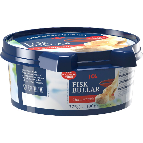 ICA Fiskbullar Hummersås