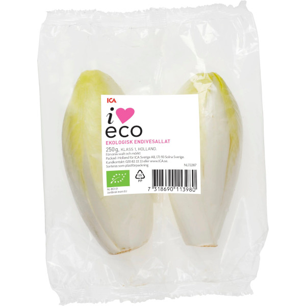 ICA I Love Eco Endivesallat Ekologisk