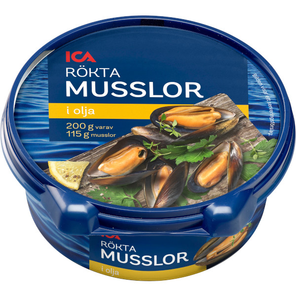 ICA Musslor Rökta Olja