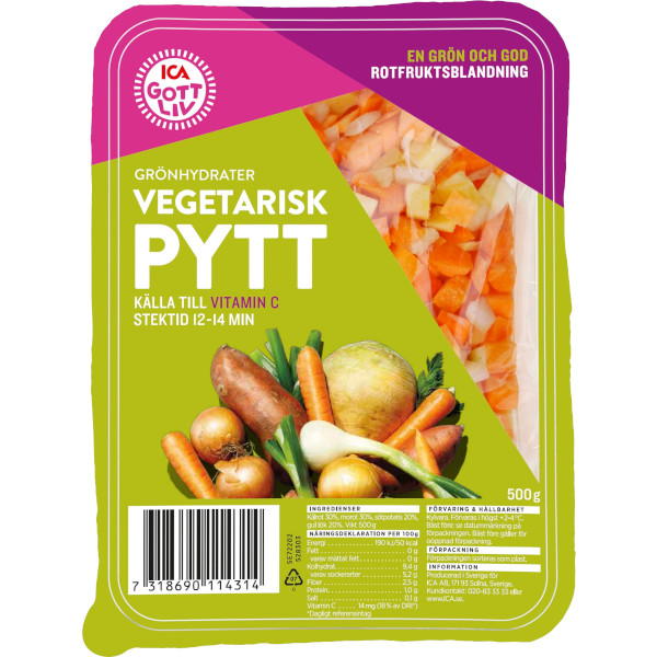 ICA Gott Liv Vegetarisk Pytt