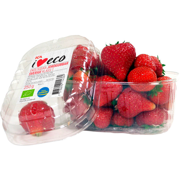 ICA I Love Eco Jordgubbar Ekologiska