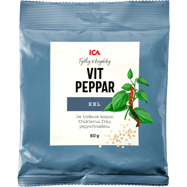 ICA Vitpeppar Hel