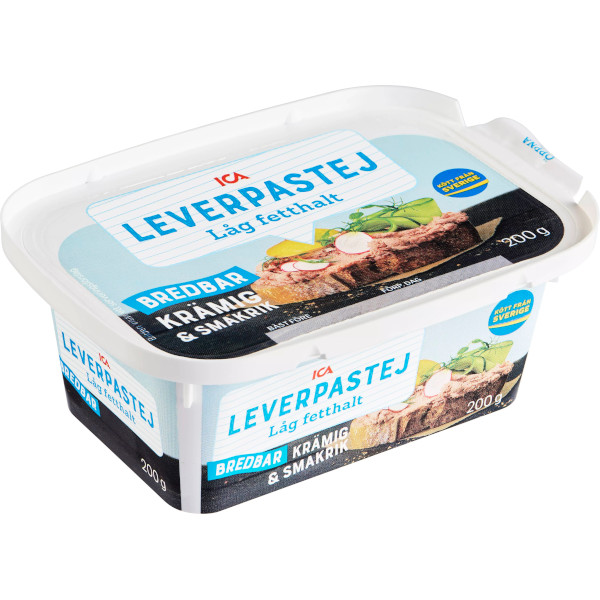 ICA Leverpastej Låg Fetthalt Bredbar