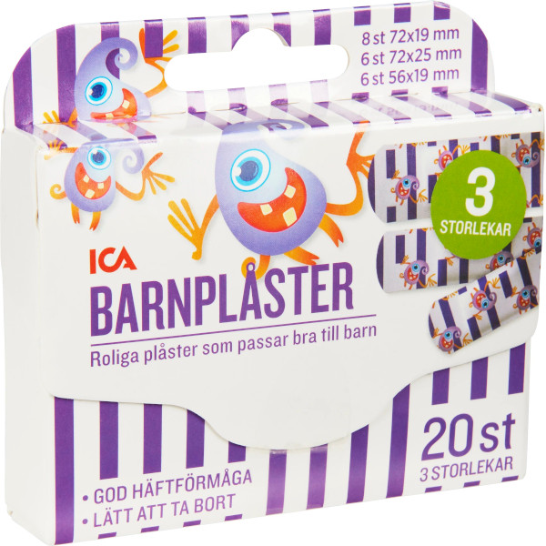 ICA Barnplåster 3 Storlekar