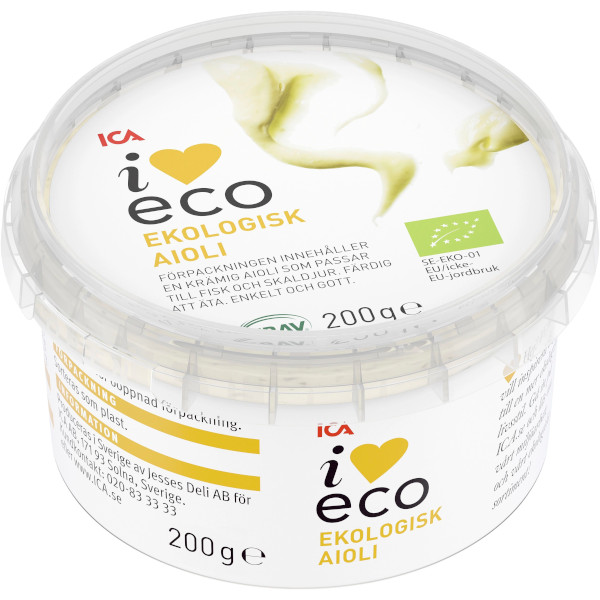 ICA I Love Eco Aioli Ekologisk