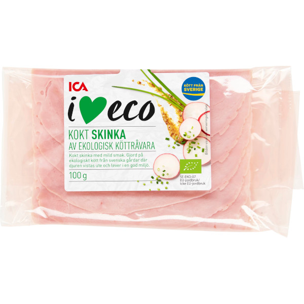 ICA I Love Eco Skinka Kokt Ekologisk