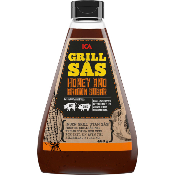 ICA Grillsås Honey & Brown Sugar