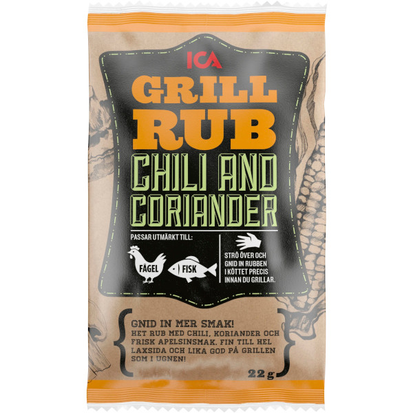 ICA Grillrub Chili & Coriander