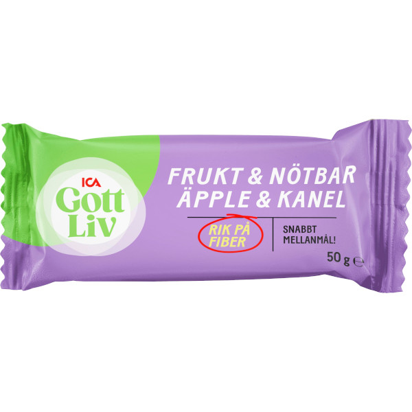 ICA Gott Liv Frukt & Nötbar Äpple & Kanel
