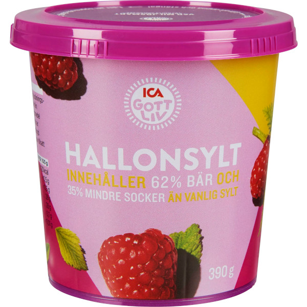 ICA Gott Liv Hallonsylt