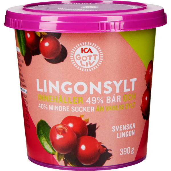 ICA Gott Liv Lingonsylt