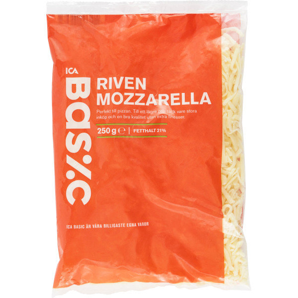 ICA Basic Mozzarella Riven