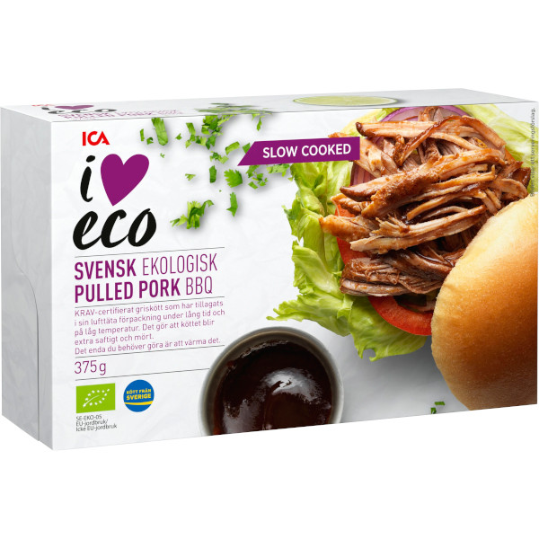 ICA I Love Eco Pulled Pork Ekologisk