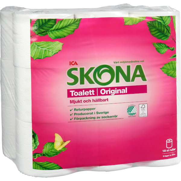 ICA Skona Toalettpapper Original