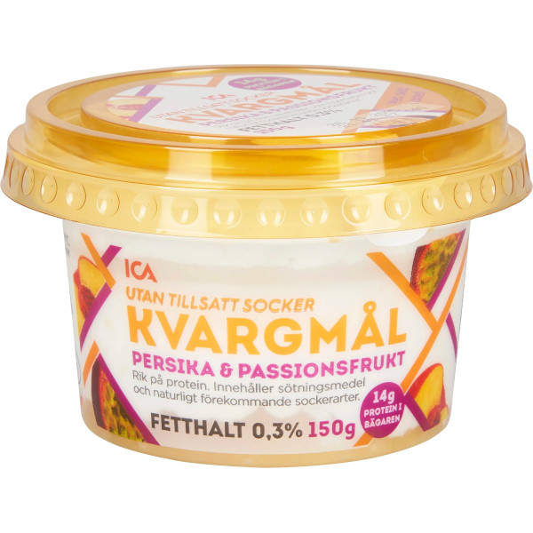 ICA Kvargmål Persika & Passionsfrukt