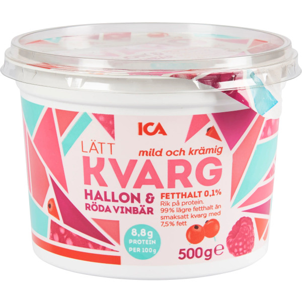 ICA Lättkvarg Hallon & Röda Vinbär