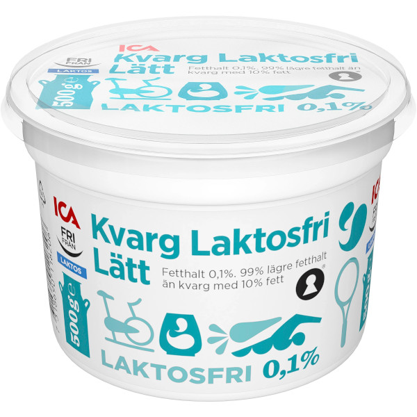 ICA Kvarg Lätt Laktosfri