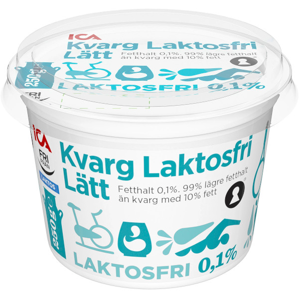 ICA Kvarg Lätt Laktosfri