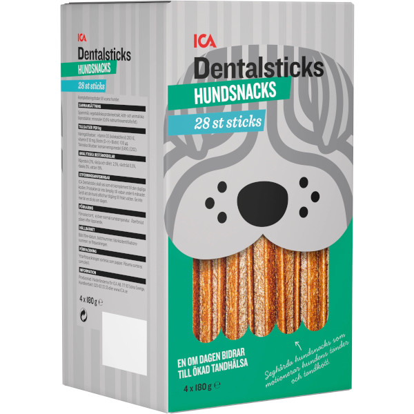 ICA Hundsnacks Dentalsticks